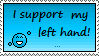 Support my left hand - Stamp by metal-marty