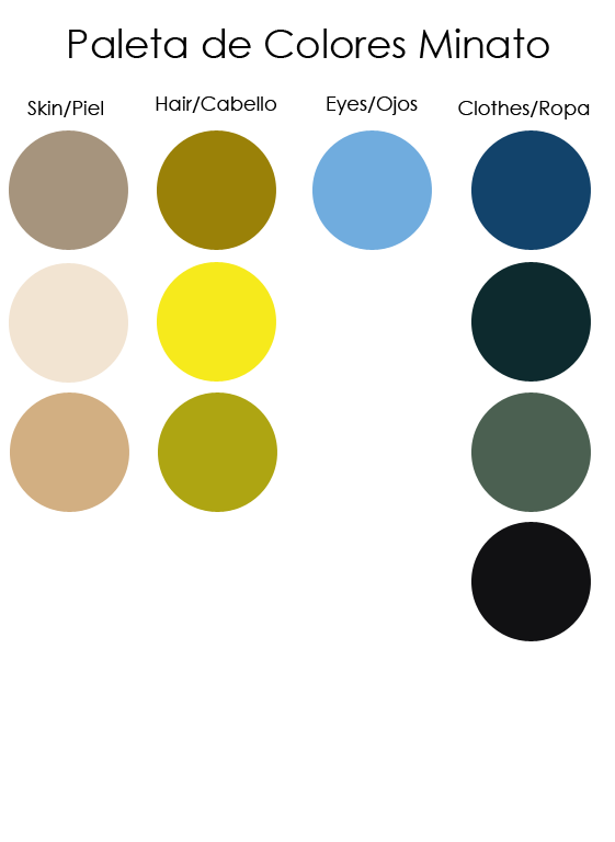 Color palette Minato