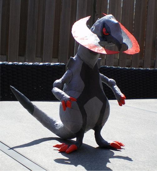 Paper-mache Shiny Haxorus