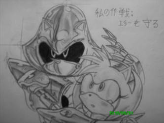 Metal Sonic and Amy