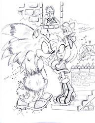 Werehog and Amy by SMSSkullLeader