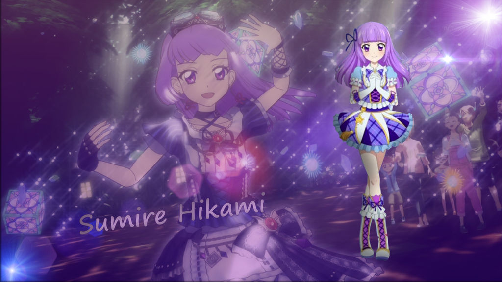 Aikatsu! - Sumire Hikami Wallpaper (PicsArt ver)