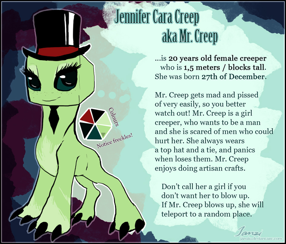 Mr. Creep - Reference Sheet