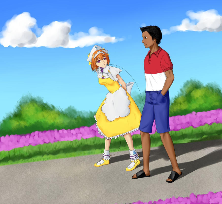 Request: Garden Strolling Couple