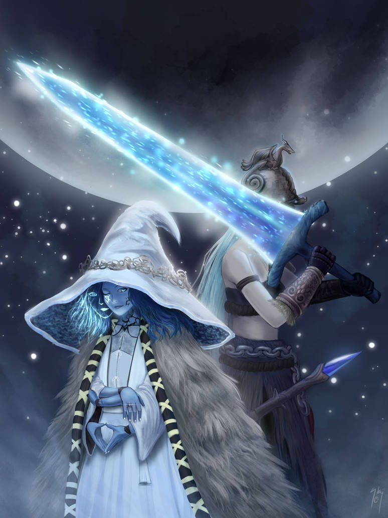 Ranni and her consort by TakemaKei on DeviantArt