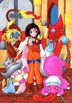 Pokemon meets Final Fantasy 9