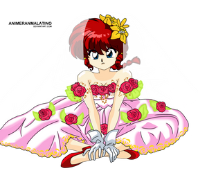 Ranma chan wedding dress [Color]