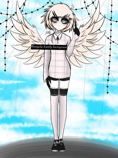 angel ( oc by Angelic-Kandy on DeviantArt