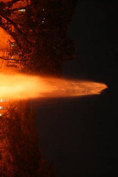 UST night fountain