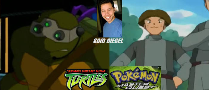 Pokemon and TMNT voices - Sam Riegel