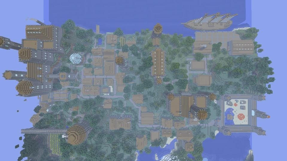 Minecraft Town Layout Deviantart Minecraft Town by PilotDelta on DeviantArt