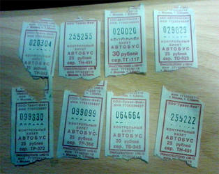 tram tickets