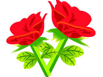 Free Vector Red rose Flowers