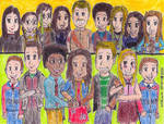 CJ's Crazy Awesome Crew of Classmates by MJCcarto