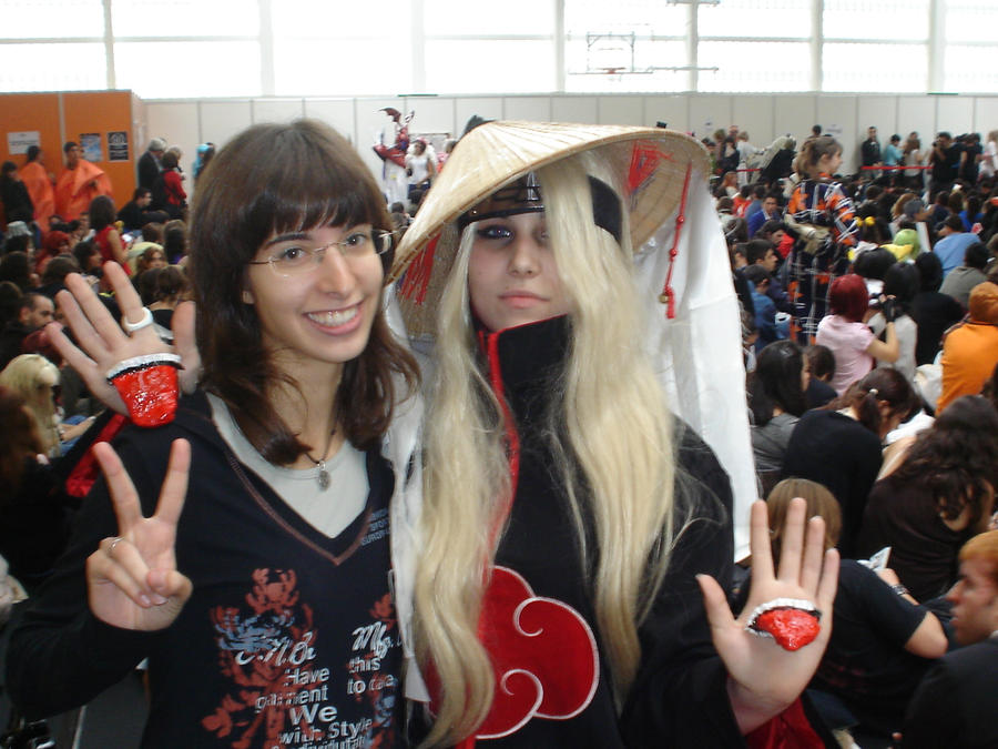 Deidara with a pretty girl