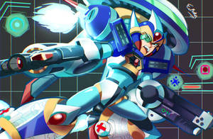Megaman X fanart-Ultimate Armor(CM)