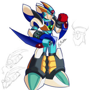 Arcelio Armor(Fusion armor concept)-Megaman X