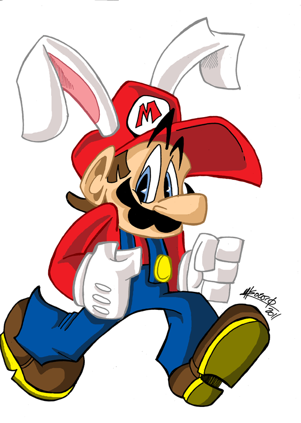 Rabbit Mario by SuperManosBros on DeviantArt