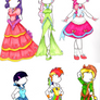 Pony Gala Dresses Gijinka