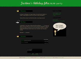 Justina's birthday fika
