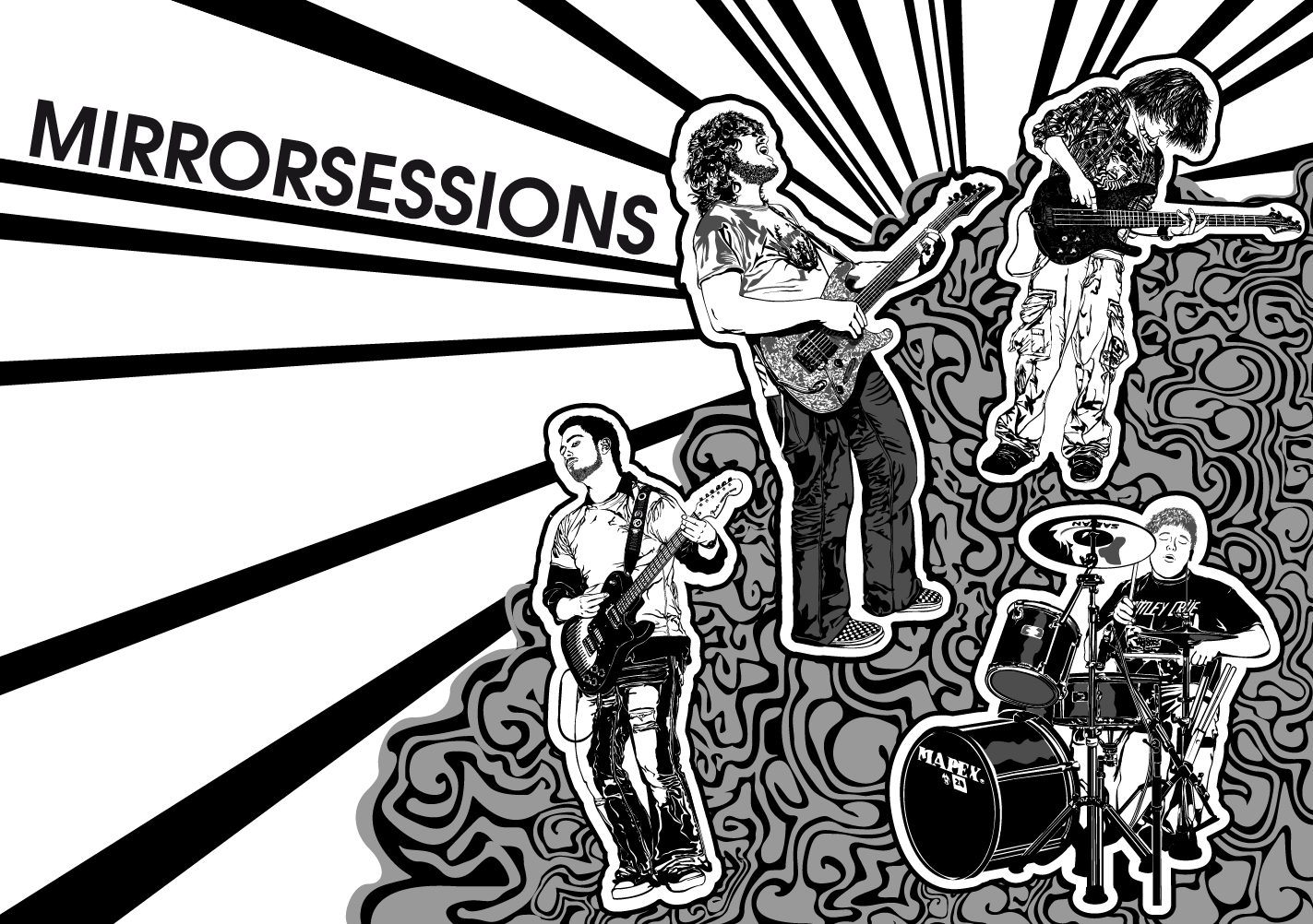 Mirrorsessions Poster B and W