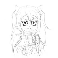 [Owari no Seraph] Chibi Krul Tepes - Sketch