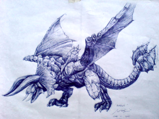 Monster Hunter: Diablos by AcroSauroTaurus on DeviantArt