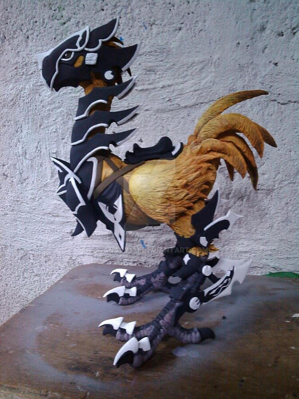 war chocobo caly sculpture