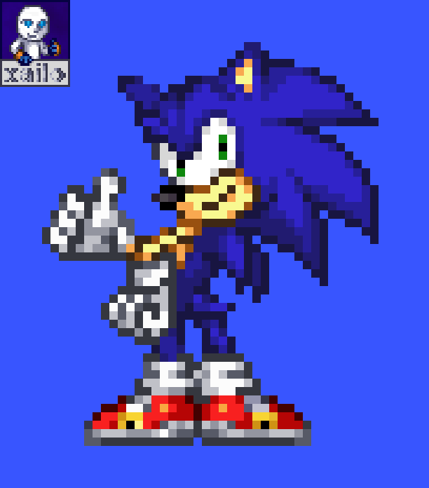 Sonic Art Resources — sonichedgeblog: Higher resolution sprite