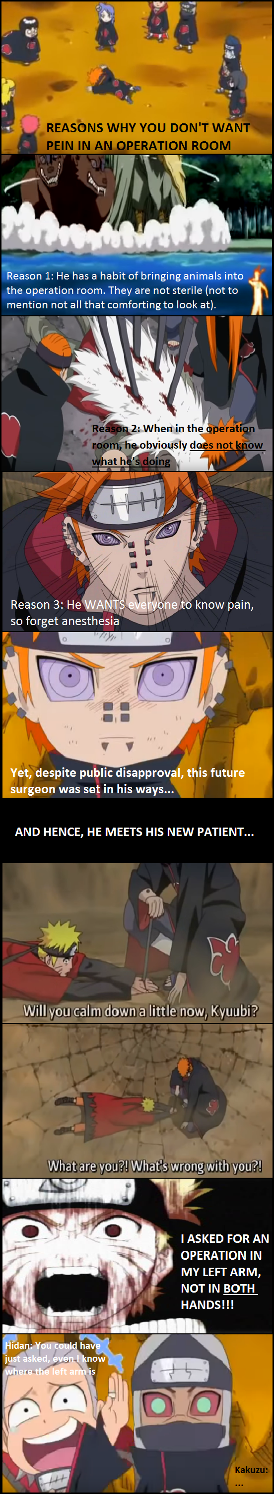 Akatsuki career: Pein the surgeon