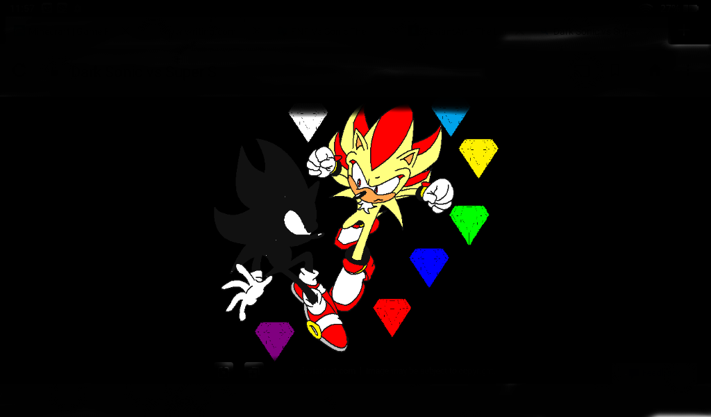 Dark Sonic Exe y Super Shadow by Sonicexedemonio on DeviantArt