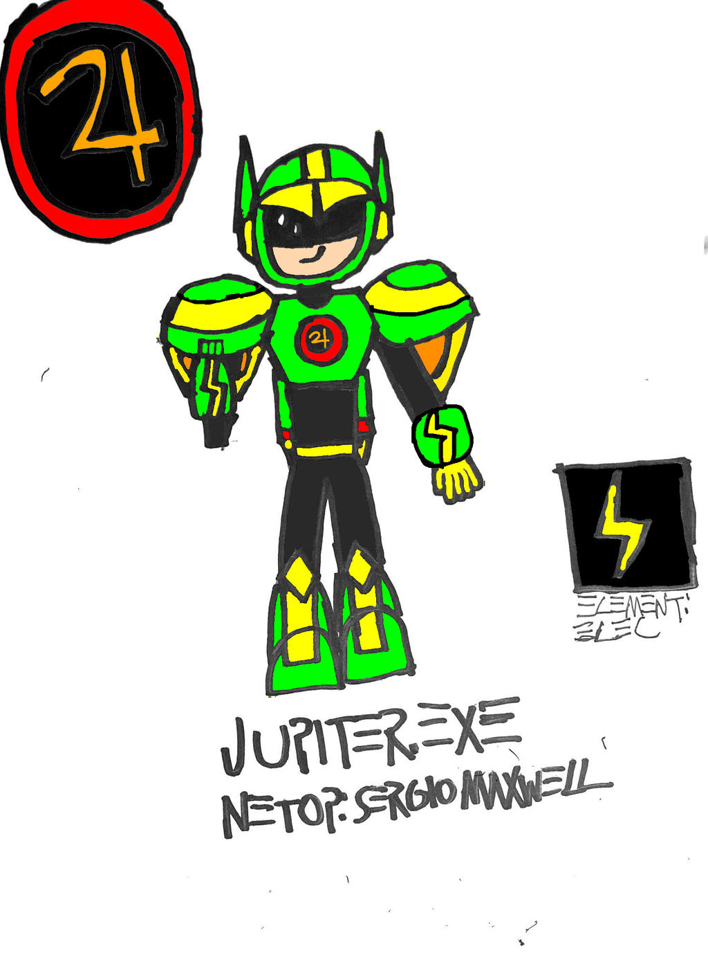 NetNavi OC: Jupiter.EXE by Bismuth84 on DeviantArt