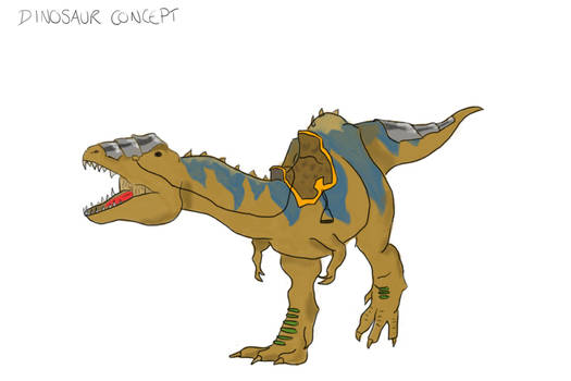 Dinosaur mount concept