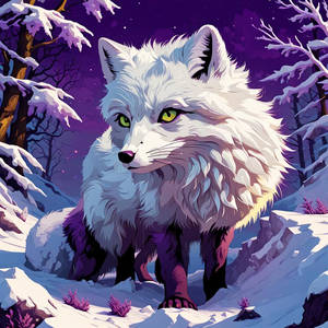 Winter Snow Arctic Fox