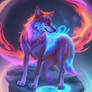 Fire Ball Wolf