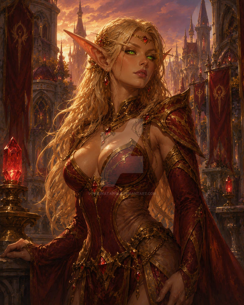 Voolux Deviantart Valerie as a blood elf from wow by pneunataphile on DeviantArt