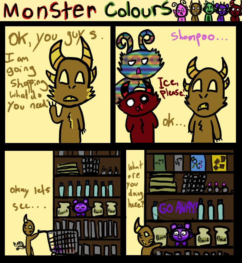 Monster Colours three by kitkatblack on DeviantArt