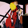 Peter and Gwen - BLUE - Symbiotes
