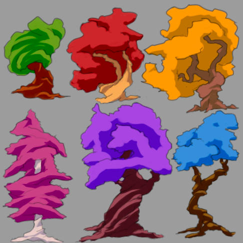 Trees by josephpennockart on DeviantArt