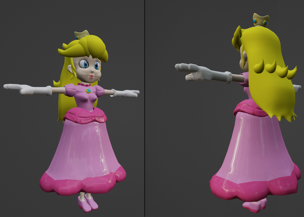 Custom Princess Peach by tetsuwanatom on DeviantArt