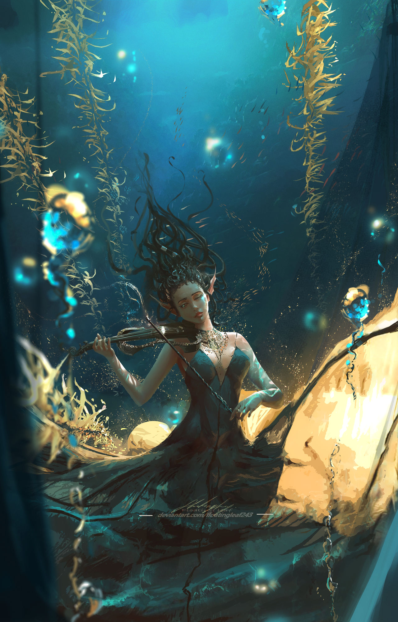 Water Dress by FloatingLeaf243 on DeviantArt