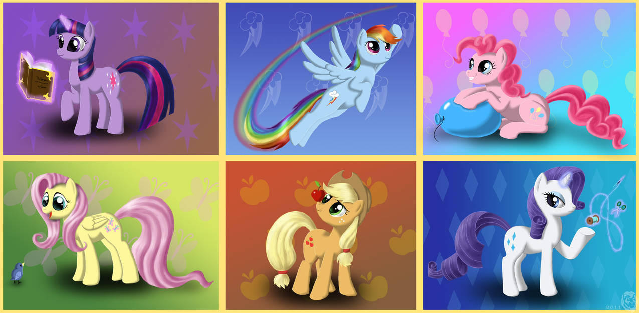 Mlp Rd Mane MLP Mane 6 by Sirzi on DeviantArt