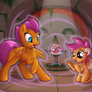 Sphere of swap: Smolder and Scootaloo
