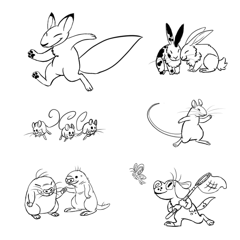 Cute Critters Inked