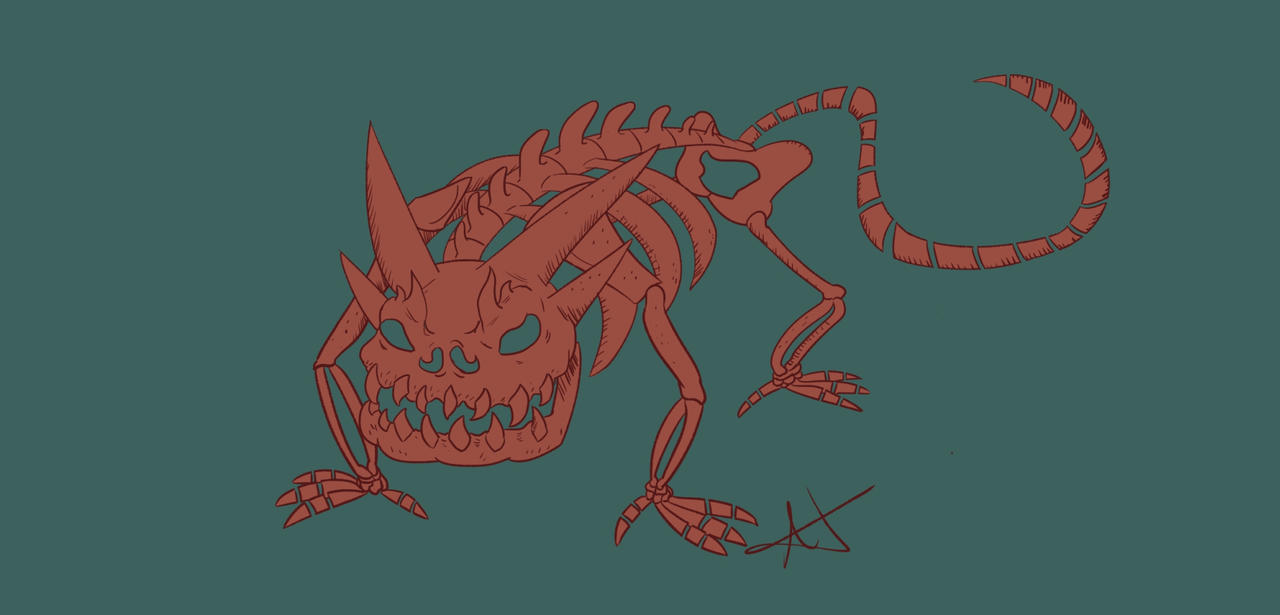 Monster Skeleton by LaughingSkeleton on DeviantArt