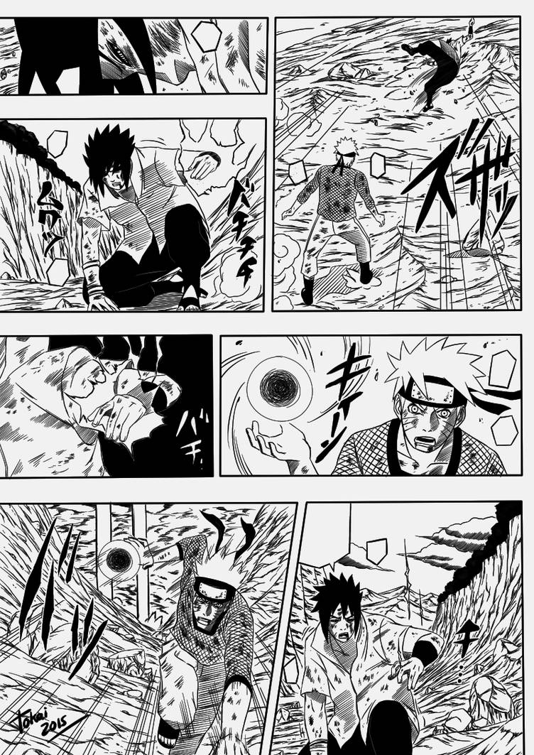 Naruto vs Sasuke manga panel by tokai2000 on DeviantArt