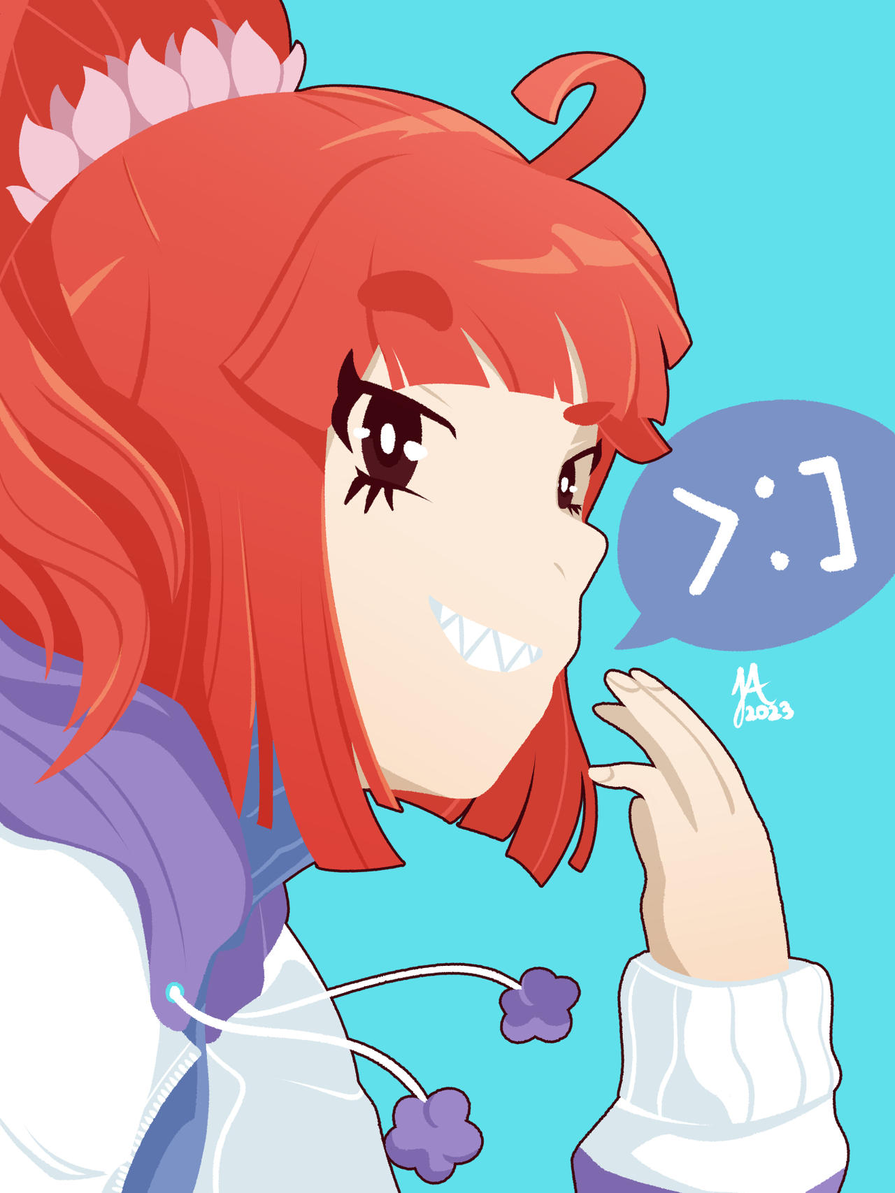 Smug Face (Commission) by lightklok on DeviantArt