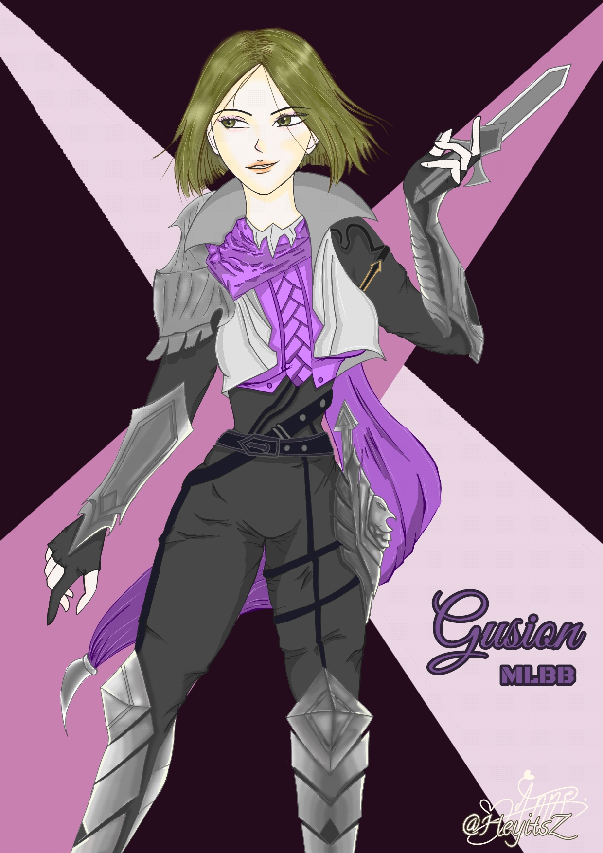Gusion Fanart-1 by ZairaAnne02 on DeviantArt