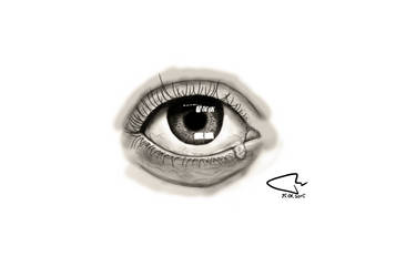 Eye digital painting (Photoshop CC)
