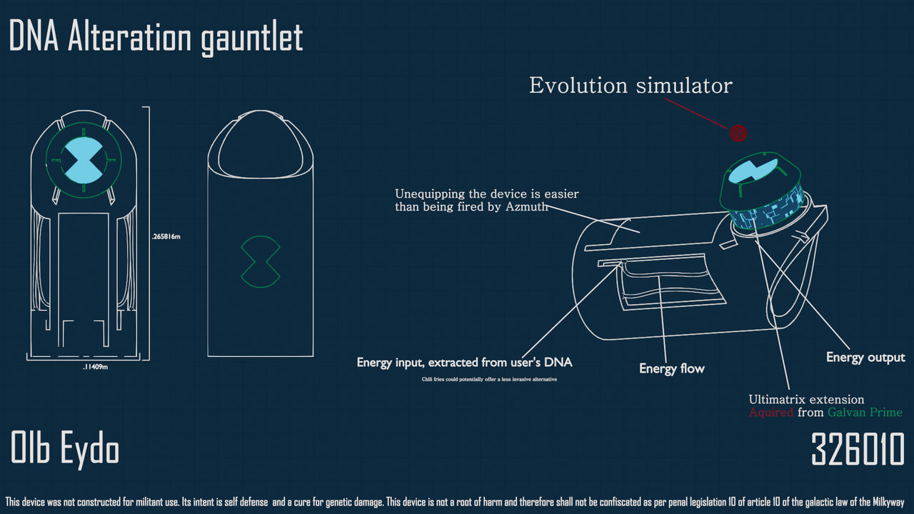 Ultimatrix blueprint by GeneratedSentience on DeviantArt